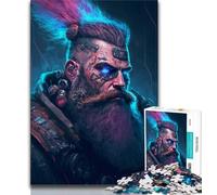 Jigsaw Puzzle 1000 Pieces for Teenagers Cyborg 1000 Piece Puzzle,Interesting Stress Reduction Parent-child Interaction 38x26cm