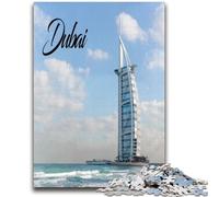 Jigsaw Puzzle 1000 Pieces for Teenagers Dubai Puzzles for Teenagers,Family Game Stress Reliever Difficult Challenge Suitable for Couples (26x38cm)