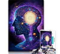 Jigsaw Puzzle 1000 Pieces for Teenagers Esoteric Zen Universe Puzzles,Family Game Stress Reliever Difficult Challenge Suitable for Couples (size 75x50cm)