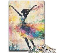 Jigsaw Puzzle 1000 Pieces for Teenagers Fantasy Ballerina Teenager Jigsaw,Interesting Stress Reduction Parent-child Interaction (75x50cm)