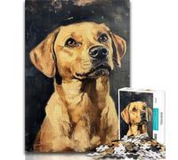 Jigsaw Puzzle 1000 Pieces for Teenagers Fantasy Dog 1000 Piece Puzzle,with Matching Poster And Trivia Sheet for And Age 14 Years Up (size 38x26cm)