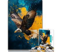 Jigsaw Puzzle 1000 Pieces for Teenagers Fantasy Eagle 1000 Pieces for Adults,Birthday Present, Gifts, Wall Art for Ages 14+ (size 75x50cm)
