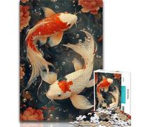 Jigsaw Puzzle 1000 Pieces for Teenagers Fantasy Koi Adult Puzzles,learning Educational Is Ideal As A Gift for The Whole Family (size 38x26cm)
