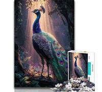 Jigsaw Puzzle 1000 Pieces for Teenagers Fantasy Peacock Puzzles for Teenagers,Educational Games Home Decoration Suitable for Desktop Decoration (size 75x50cm)