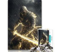 Jigsaw Puzzle 1000 Pieces for Teenagers Fantasy Samurai Ninja Teenager Jigsaw,Fun Games Every Piece Is Unique - Challenging Family Fun Game 26x38cm