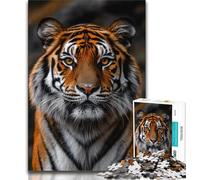 Jigsaw Puzzle 1000 Pieces for Teenagers Fantasy Tiger Teenager Jigsaw,Fun Games Every Piece Is Unique - Challenging Family Fun Game 26x38cm