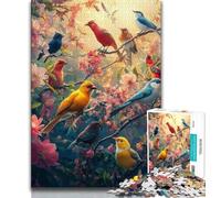Jigsaw Puzzle 1000 Pieces for Teenagers Flower And Bird World Adult Jigsaw,Stress Reliever Difficult Challenge Secret Santa Gifts (size 75x50cm)