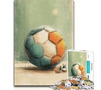 Jigsaw Puzzle 1000 Pieces for Teenagers Football Sports Teenager Jigsaw,for Educational Game Challenge Toy Unique Home Decor And Gifts 26x38cm