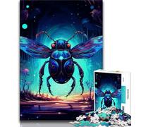 Jigsaw Puzzle 1000 Pieces for Teenagers Galaxies Beetles 1000 Pieces for Adults,Stress Reliever Difficult Challenge Secret Santa Gifts (size 38x26cm)