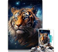 Jigsaw Puzzle 1000 Pieces for Teenagers Galaxies Tigers 1000 Piece Puzzle,Interesting Stress Reduction Parent-child Interaction 75x50cm