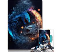 Jigsaw Puzzle 1000 Pieces for Teenagers Galaxy Art Dragon Adult Jigsaw,Stress Reliever Difficult Challenge Secret Santa Gifts (size 38x26cm)