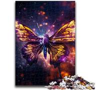 Jigsaw Puzzle 1000 Pieces for Teenagers Galaxy Butterfly Teenager Jigsaw,Fun Games Every Piece Is Unique - Challenging Family Fun Game (26x38cm)