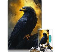 Jigsaw Puzzle 1000 Pieces for Teenagers Golden Crow Puzzles,Family Game Stress Reliever Difficult Challenge Suitable for Couples (size 75x50cm)