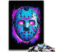Jigsaw Puzzle 1000 Pieces for Teenagers Horror Movies Teenager Jigsaw,Stress Reliever Difficult Challenge Secret Santa Gifts (26x38cm)
