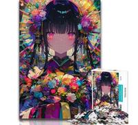Jigsaw Puzzle 1000 Pieces for Teenagers Japanese Anime Girl Adult Jigsaw,Stress Reliever Difficult Challenge Secret Santa Gifts (size 75x50cm)