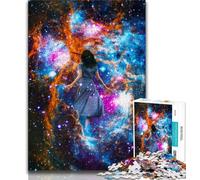 Jigsaw Puzzle 1000 Pieces for Teenagers Journey Through The Cosmic 1000 Pieces for Adults,Vibrant And Unique Design Relaxing & Challenging Puzzle Experience (size 75x50cm)