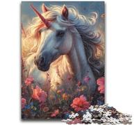 Jigsaw Puzzle 1000 Pieces for Teenagers Jungle Unicorn Teenager Jigsaw,Interesting Stress Reduction Parent-child Interaction (75x50cm)