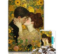 Jigsaw Puzzle 1000 Pieces for Teenagers Kissing Couple 1000 Pieces for Teenagers,Quiz Game Wall Decoration Unique Birthday And Xmas Gifts (size 75x50cm)