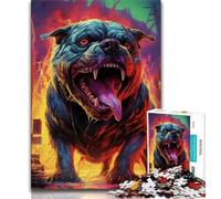 Jigsaw Puzzle 1000 Pieces for Teenagers Mechanical Bulldogs Puzzles,Family Game Stress Reliever Difficult Challenge Suitable for Couples (size 38x26cm)