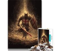 Jigsaw Puzzle 1000 Pieces for Teenagers Medieval Knights Puzzles for Adults,is Ideal As Gifts for The Whole Family Suitable for And 14 (size 38x26cm)