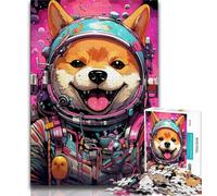 Jigsaw Puzzle 1000 Pieces for Teenagers Mutant Corgi Jigsaw,Educational Stress Relief Toy Gifts for Friends And Family (size 75x50cm)