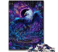 Jigsaw Puzzle 1000 Pieces for Teenagers Mysterious Eagle 1000 Piece Jigsaw,with Matching Poster And Trivia Sheet for Ages 14+ (75x50cm)