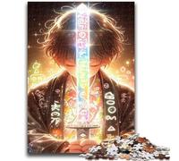 Jigsaw Puzzle 1000 Pieces for Teenagers Mysterious Ninja Samurai Teenager Jigsaw,Fun Games Every Piece Is Unique - Challenging Family Fun Game (26x38cm)