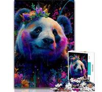Jigsaw Puzzle 1000 Pieces for Teenagers Panda Teenager Puzzles,Educational Toy Funny Family Games Unique Home Decor 75x50cm