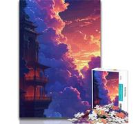 Jigsaw Puzzle 1000 Pieces for Teenagers Paris Streets 1000 Piece Puzzle,Interesting Stress Reduction Parent-child Interaction 38x26cm