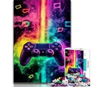 Jigsaw Puzzle 1000 Pieces for Teenagers Rainbow Game Puzzles,Family Game Stress Reliever Difficult Challenge Suitable for Couples (size 38x26cm)