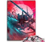 Jigsaw Puzzle 1000 Pieces for Teenagers Samurai Ninja Jigsaw,Staycation Kill Time with Matching Poster And Trivia Sheet (50x75cm)