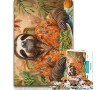 Jigsaw Puzzle 1000 Pieces for Teenagers Sloth Eating Teenager Puzzles,Educational Toys & Games for Adults And Teenagers (size 38x26cm)
