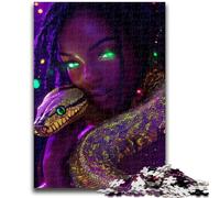 Jigsaw Puzzle 1000 Pieces for Teenagers Snake Woman Teenager Jigsaw,Stress Reliever Difficult Challenge Secret Santa Gifts (50x75cm)