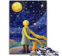 Jigsaw Puzzle 1000 Pieces for Teenagers The Little Prince Fox Teenager Jigsaw,Interesting Stress Reduction Parent-child Interaction (75x50cm)