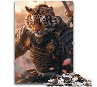 Jigsaw Puzzle 1000 Pieces for Teenagers Tiger Ninja Teenager Jigsaw,for Educational Game Challenge Toy Unique Home Decor And Gifts (38x26cm)