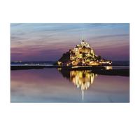 Jigsaw Puzzle 1000 Pieces，France Le Mont Saint Michel，Paper Children Toys Decompression Game（50x70cm）-AE27