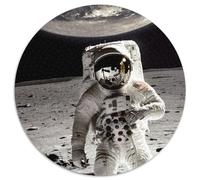 Jigsaw Puzzle 1000 Pieces From Earth to The Moon Paper Jigsaw Puzzles DIY Decoration Brain Challenging (67.5x67.5cm)