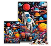 Jigsaw Puzzle 1000 Pieces Galaxy Planet Jigsaws 1000 Pieces for Adults Family Interactive Game, DIY Home Decor Brain Challenge Gift Size 26x38cm
