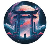 Jigsaw Puzzle 1000 Pieces Gate to The Beyond Impossible Jigsaw Puzzles for Adults DIY Home Decor Brain Teaser Game for Teenagers (67.5x67.5cm)