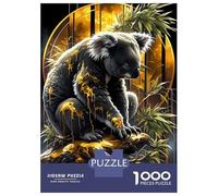 Jigsaw Puzzle 1000 Pieces Golden Bonsai Koala Puzzles for Adults Toy Wall Decor Hand Speed Race Deal As Gifts for The Whole Family 38x26cm/1000pcs