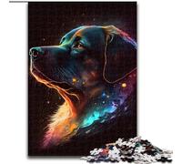 Jigsaw Puzzle 1000 Pieces Golden Retriever Puzzle Made of Wood, Intricate Design for Teenagers, DIY Decor, And Brain-Boosting Fun 1000pcs(50x75cm)