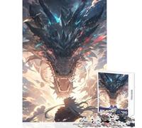 Jigsaw Puzzle 1000 Pieces Greatest Dragon Anime Jigsaw for Teenagers Hand Speed Race for Birthday, Chrismas Unique Birthday And Gifts (38x26cm)