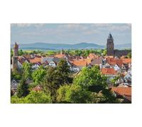Jigsaw Puzzle 1000 Pieces，Grebenstein seen from the Castle Hill，Large Family Puzzle Game Artwork for Adults Teens（75x50cm）-AI10