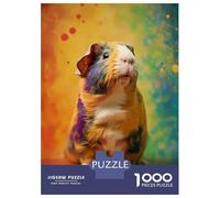Jigsaw Puzzle 1000 Pieces Guinea Pig Animals Adult Jigsaw Puzzle Brain Teaser Game Staycation Kill Time Deal As Gifts for The Whole Family 70x50cm/1000pcs