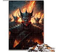 Jigsaw Puzzle 1000 Pieces Hell Demons Challenging Puzzles for Teenagers, Couples, And Friends for Birthdays, Christmas size 50x75cm