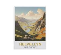 Jigsaw Puzzle 1000 Pieces,Helvellyn Lake District,Paper Adult Toys Decompression Game(38x26cm)-GT82