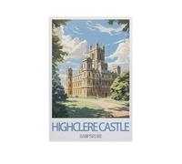 Jigsaw Puzzle 1000 Pieces，Highclere Castle Hampshire，Large Family Puzzle Game Artwork for Adults Teens（38x26cm）-AI71