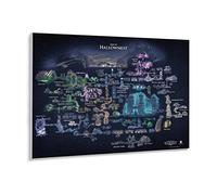 Jigsaw Puzzle 1000 Pieces Hollow Knight Map Of The Hallownest Posters Paper Adult Toys Decompression Game（50x70cm)-z148p