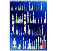 Jigsaw Puzzle - 1000 Pieces - International Space Rockets