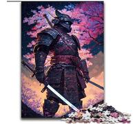 Jigsaw Puzzle 1000 Pieces Japanese Ninja Made of Wood, Making It A Great Gift for Family Fun 50x75cm Artwork Decor Intelligence Toy for Family Indoor Games